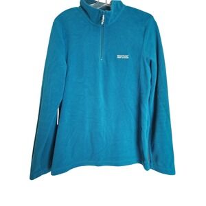 Regatta Great Outdoors Teal‎ Fleece Half Zip Pullover Women's XL